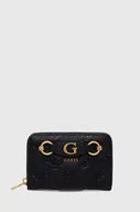 Portfele - Guess portfel damski kolor czarny - miniaturka - grafika 1