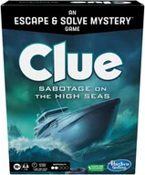 Zabawki kreatywne - Stalo žaidimas Hasbro Gaming Cluedo escape Danger on the S.S. disaster, SE - miniaturka - grafika 1