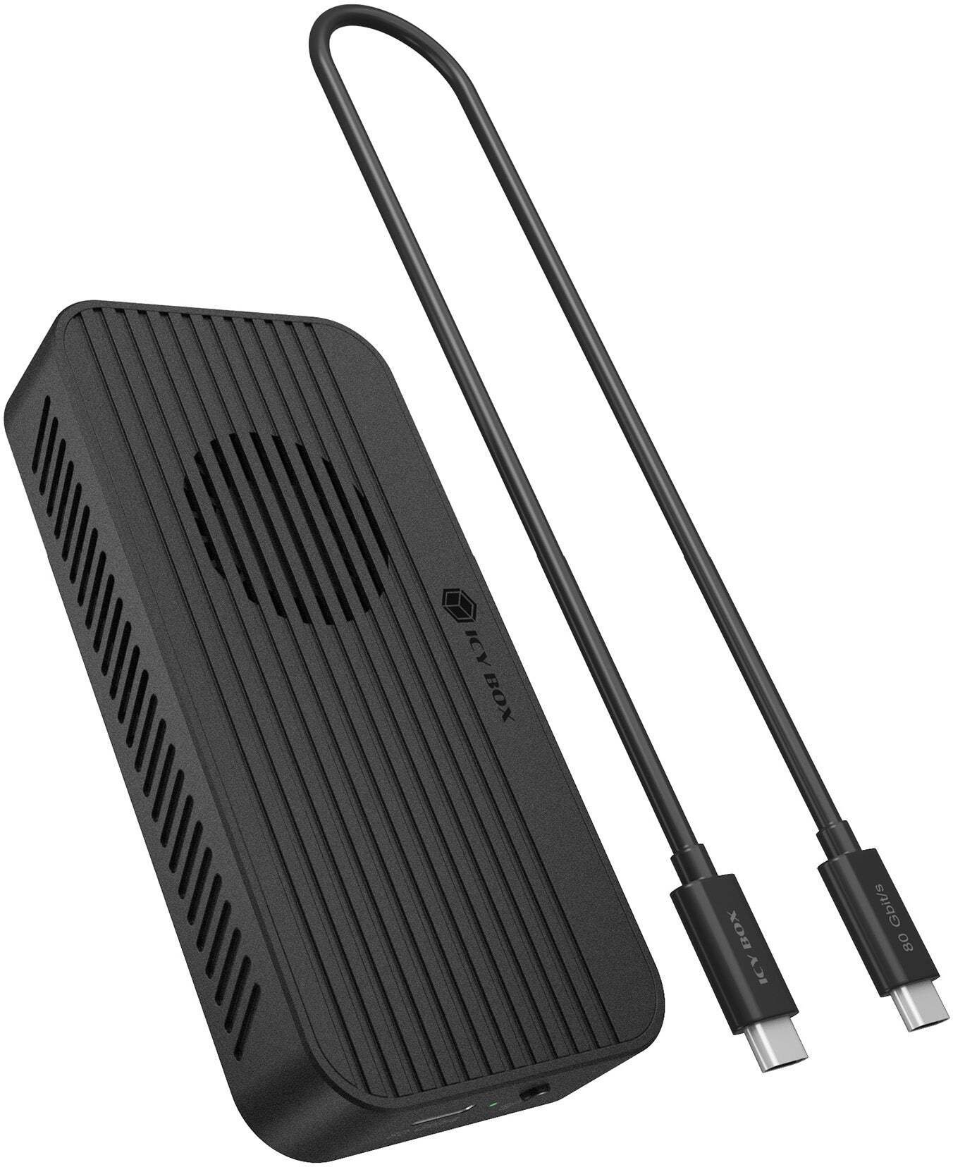 Icy Box Geh. IcyBox NVMe M.2 SSD z technologią Thunderbolt 5 IB-1980M-80G