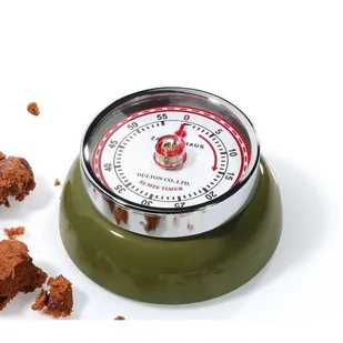 ZASSENHAUS Zassenhaus Speed Ciemnozielony Minutnik Kuchenny Stalowy - Minutniki - miniaturka - grafika 1