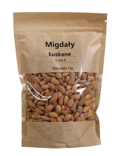 Migdały łuskane CAŁE 1 kg - Orzechy i nasiona - miniaturka - grafika 1