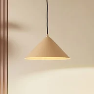 Lampy sufitowe - Lampa wisząca Lindby Clarine, beżowa, Ø 32 cm, metal - miniaturka - grafika 1