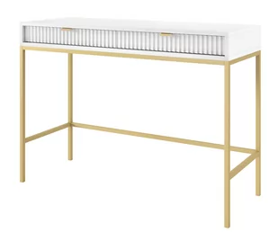 Toaletka Nova T104 Złoty / Biała - Meble do sypialni - miniaturka - grafika 1