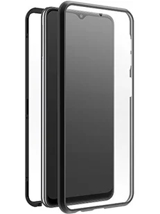 Black Rock - Etui 360 stopni Glass Case pasuje do Samsung Galaxy A33 5G I etui na telefon komórkowy, zamknięcie magnetyczne, pokrowiec (przezroczysty z czarną ramką) - Etui i futerały do telefonów - miniaturka - grafika 1