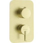 Baterie umywalkowe - Element zewnętrzny Boxa DEANTE Silia BXY RQSM Złoto szczotkowane - miniaturka - grafika 1