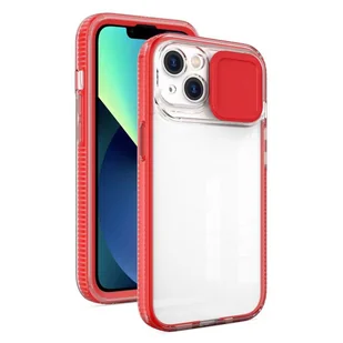 König Design Etui kompatybilne z Apple iPhone 14 Plastikowe, miękkie etui na telefon komórkowy - Czerwone etui na telefon komórkowy - Etui i futerały do telefonów - miniaturka - grafika 1