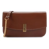 Torebki damskie - POLO RALPH LAUREN Polo ID Torba na ramię Skórzany 19 cm brązowy - miniaturka - grafika 1