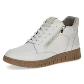 Kozaki damskie - Caprice Damskie buty 9-25219-45, modne kozaki, Offwhite Comb, 37 EU szerokie, Offwhite Comb, 37 EU szeroki - miniaturka - grafika 1