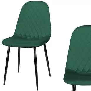 KRZESŁO PIKOWANE TAPICEROWANE DO SALONU - Krzesła KRZESŁO PIKOWANE TAPICEROWANE DO SALONU - Krzesła - miniaturka - grafika 1