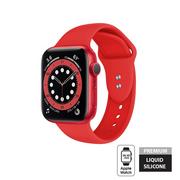 Paski - Crong Liquid - Pasek do Apple Watch 38/40/41 mm (czerwony) - miniaturka - grafika 1