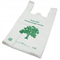 Akcesoria do pakowania - REKLAMÓWKI FOLIOWE TORBY LDPE 30×55 cm BARDZO GRUBE MOCNE 50 SZTUK BIAŁE - miniaturka - grafika 1