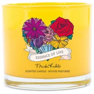 Świece - Świeca zapachowa w żółtym szkle Frida Kahlo 180 g - Essence of Life - miniaturka - grafika 1