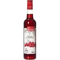 Syropy i koncentraty owocowe - Premium Rosa Syrop z malin z cytryną 400ml 4F80-54807 - miniaturka - grafika 1