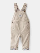 Spodenki dla niemowląt - OshKosh Ogrodniczki w kolorze beżowym - miniaturka - grafika 1
