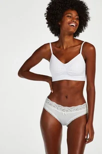 Hunkemöller Szorty brazyliany Dakota Biały - Majtki damskie - miniaturka - grafika 1