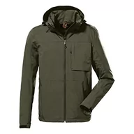 Kurtki męskie - Killtec Męska kurtka funkcyjna/kurtka outdoorowa z odpinanym kapturem KOS 106 MN JCKT, ciemnooliwkowa, XL, 38017-000 - miniaturka - grafika 1