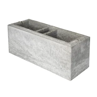 Bloczek słupkowy 50.4x20x20 cm Merlo betonowy jasny szary Joniec 5901874928627 - Akcesoria do ogrodzeń - miniaturka - grafika 1