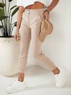 Spodnie damskie - Spodnie damskie dresowe DAVE beżowe Dstreet UY1813-XL/XXL - miniaturka - grafika 1