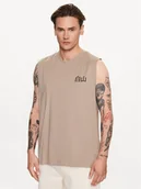 Koszulki męskie - Only & Sons Tank top 22026088 Beżowy Relaxed Fit - miniaturka - grafika 1