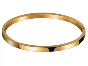 Gładka Bransoletka Bangle Kanciasta Nowoczesna - Bransoletki - miniaturka - grafika 1