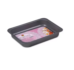 Altom Dajar Forma blacha do pieczenia toczona 36X26 cm Non-Stick szara - Formy do ciast - miniaturka - grafika 1