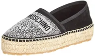 Espadryle damskie - Love Moschino Damskie espadryle kierowcy, czarny, 38 EU - miniaturka - grafika 1
