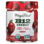 Suplementy naturalne - MegaFood B12 Energy, Cranberry, Żurawina 70 szt. - miniaturka - grafika 1