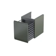 Szafki łazienkowe - Szafka łazienkowa pod blat z koszem na pranie Oristo Brylant 40 cm zielony mat OR36-SN1S-40-17R - miniaturka - grafika 1
