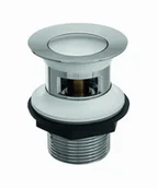 Korki do umywalek - INVENA KOREK DO UMYWALKI CLICK CLACK, MOSIĘŻNY, Z PRZELEWEM, MAŁY GRZYBEK - miniaturka - grafika 1