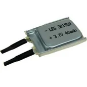 Baterie i akcesoria - Alumulator LP301520 40mAh Li-Polymer 3.7V - miniaturka - grafika 1