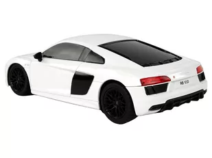 Auto R/C Audi R8 1:24 Rastar Białe - Samochody i pojazdy dla dzieci - miniaturka - grafika 3