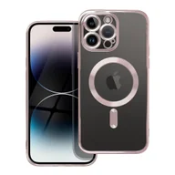 Etui i futerały do telefonów - Futerał Electro Mag Cover do IPHONE 14 PRO MAX złoty róż - miniaturka - grafika 1