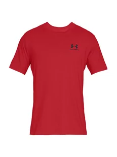 Under Armour Koszulka funkcyjna w kolorze czerwonym - Koszulki sportowe męskie - miniaturka - grafika 1