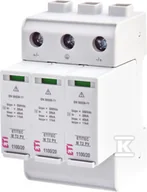 Bezpieczniki elektryczne - Ogranicznik przepięć T2 (C) do systemów PV ETITEC M T2 PV 1100/20 Y - miniaturka - grafika 1