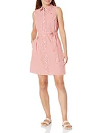 Sukienki - Tommy Hilfiger Damska sukienka J2abh421-gw1-18, geranium/jasna biel, 22, Geranium/jasna biel, 48 - miniaturka - grafika 1