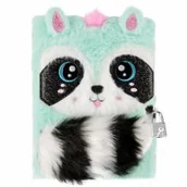 Szkolne artykuły papiernicze - Pamiętnik pluszowy zamykany A5/64 k Szop STARPAK 541488 - miniaturka - grafika 1