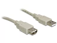 Kable USB - Delock Kabel USB Cable USB 2.0 Extension, A/A1.8 m male/female - 82239 - miniaturka - grafika 1