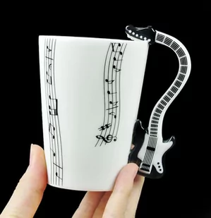 Gadget Master GM Kubek muzyczny, czarna gitara - Kubki - miniaturka - grafika 1