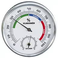 Termometry domowe - Higrometr wilgotnościomierz z termometrem zew/wew - miniaturka - grafika 1