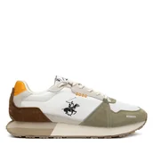 Sneakersy męskie - Sneakersy Beverly Hills Polo Club CRUZ MIX Biały - miniaturka - grafika 1