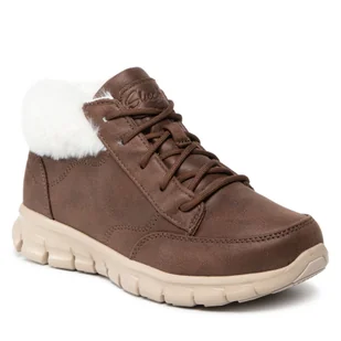 Skechers Botki Warm Seeker 167258/CHOC Chocolate - Botki damskie - miniaturka - grafika 1