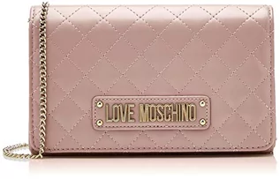Torebki damskie - Love Moschino Damska pikowana kopertówka Nappa Pu na dzień, 15 x 10 x 15 cm (szer. x wys. x dł.), różowy (rosa), 15x10x15 centimeters (W x H x L) - grafika 1