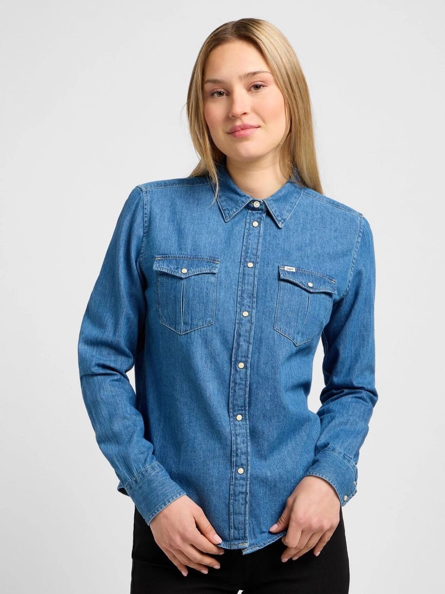 camicie damskie lee 112320215 washed