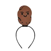 Dodatki do strojów karnawałowych - OPASKA ZIEMNIAK FILCOWA BRĄZOWA - miniaturka - grafika 1