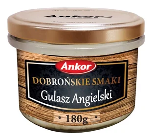 Ankor Gulasz angielski konserwa wieprzowa 180 g - Pasztet i przetwory mięsne - miniaturka - grafika 1
