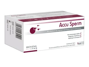 BIOVENA AccuSperm test płodności dla mężczyzn określający stężenie plemników 1 szt - Testy ciążowe i diagnostyczne - miniaturka - grafika 1