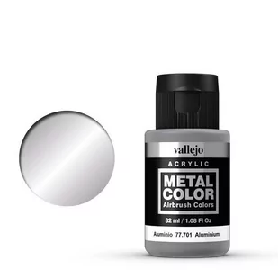 Vallejo 77.701 Aluminium 32ml. Metal Color - Akcesoria do gier planszowych - miniaturka - grafika 1