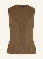 Koszulki i topy damskie - Armani Exchange Top Z Dzianiny gruen - miniaturka - grafika 1