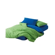 Pościel - Zielono-niebieska pościel dwuosobowa z bawełny renforcé z prześcieradłem/4-częściowa 200x220 cm Sage – Mijolnir - miniaturka - grafika 1