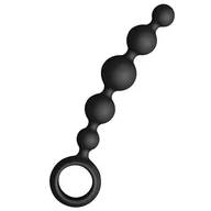 Kulki analne - JoyDivision (GE) Pobudzające kulki Joyballs anal Wave (short, black) - miniaturka - grafika 1